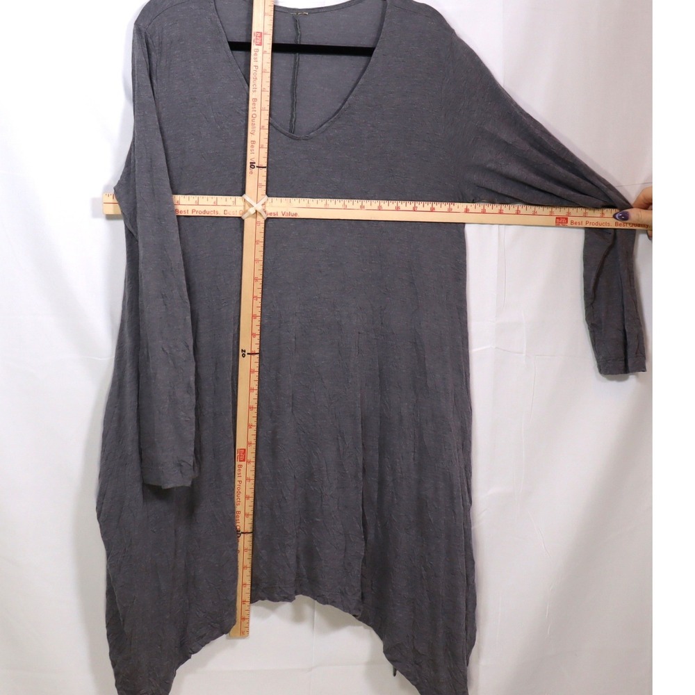 Comfy USA 2 Piece Pant Set XL Gray Womens Lagenlook Loungewear - Picture 4 of 7